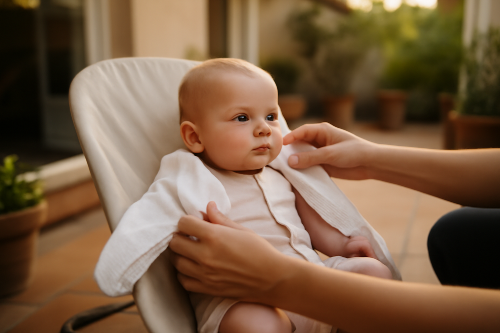 Comment habiller bébé en été : guide anti-surchauffe
